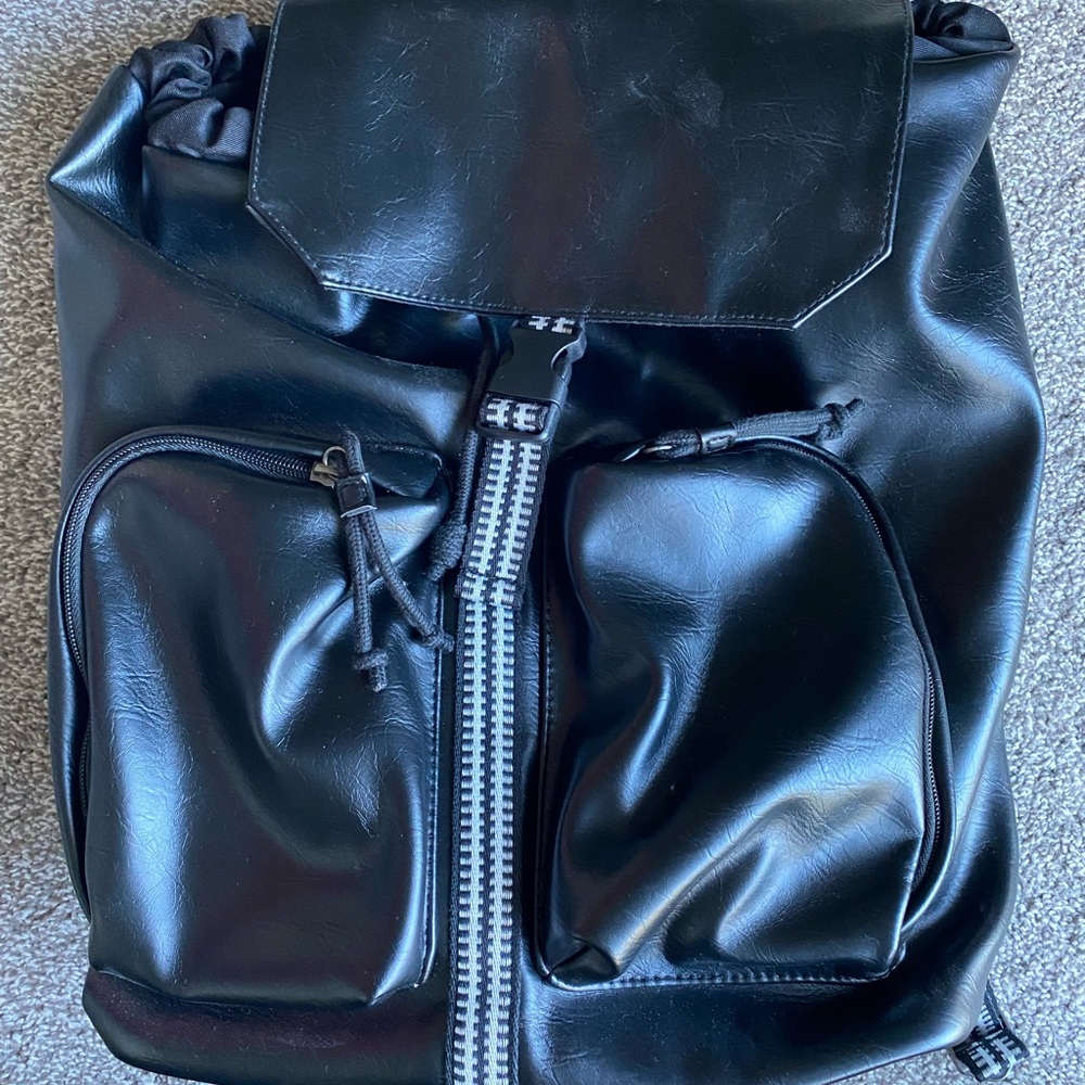 Universal Thread faux leather drawstring backpack